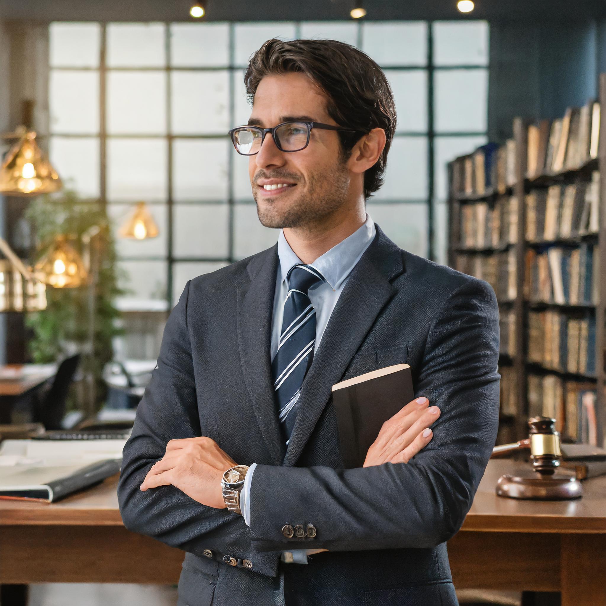 Mann mittleren Alters im Anzug